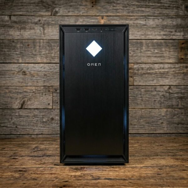 HP OMEN 25L GT15 Gaming Desktop - Intel Core i5-12400F, 16GB RAM, 512GB SSD + 1TB HDD, NVIDIA RTX 2060 Super 8GB, Windows 11