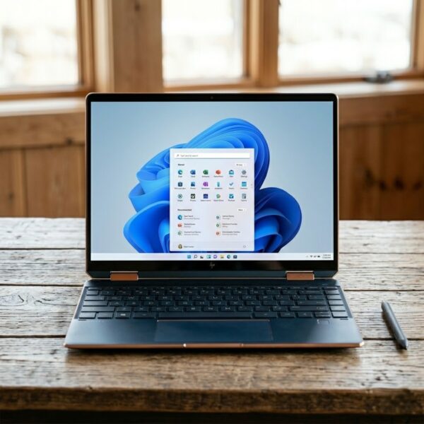 HP Spectre x360 14 Convertible – Intel Core i7 12th Gen, 16GB RAM, 512GB SSD, Gem Cut Blue, Windows 11 Pro