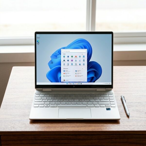 HP Spectre x360 14 – Intel Core i5 13th Gen, 16GB RAM, 512GB SSD, Silver, Windows 11 Pro