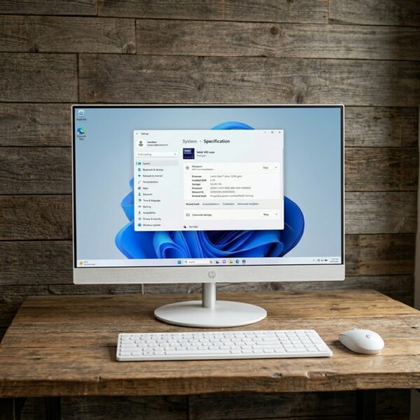 HP 23.8" All-in-One Desktop PC – Intel Core Ultra 5, 8GB RAM, 512GB SSD, Non-Touch Display