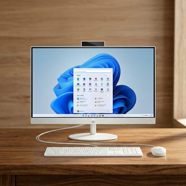HP AIO 27-CR1056 | 27 INCH ALL IN ONE DESKTOP | INTEL CORE I7-1355U | 8GB DDR4 RAM | 512GB NVME SSD | FULL HD | WINDOWS 11 PRO | SHELL WHITE | KENYA