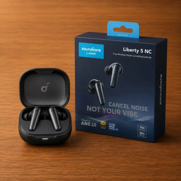 Soundcore by Anker Liberty 5 Adaptive Noise-Cancelling Wireless Earbuds with Dolby Audio