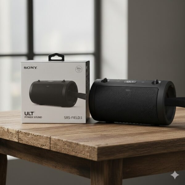 SONY ULT Field 3 (Srs-Ult30) Portable Bluetooth Speaker | Massive BASS | 24HR Battery & Power BANK | IP67 Waterproof | Shockproof | Detachable Shoulder Strap | Black