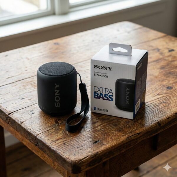 SONY Srs-Xb100 Portable Bluetooth Speaker | Extra BASS | IP67 Waterproof & Dustproof | 16HR Battery | Hands-Free Calling | Compact Wireless Speaker