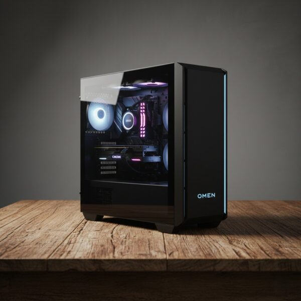 HP OMEN 40L GT21 GAMING DESKTOP | AMD RYZEN 5 5600X | NVIDIA RTX 3060 TI 8GB | 16GB RAM | 512GB SSD + 2TB HDD | WINDOWS 11 | RGB TOWER | Gaming Desktop | AMD Ryzen 5 5600X | 16GB RAM | 512GB | RTX 3060 Ti