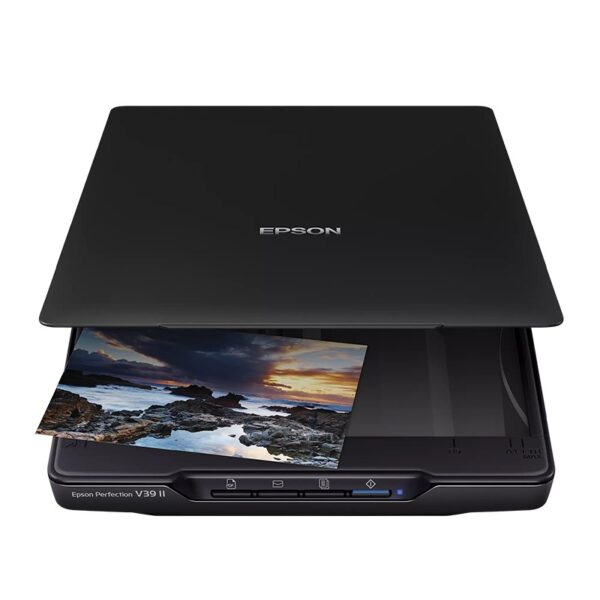Epson Perfection V39Ii Color Photo And Document Flatbed | All-in-One Printer | Printer Print/Scan | Wi-Fi + USB