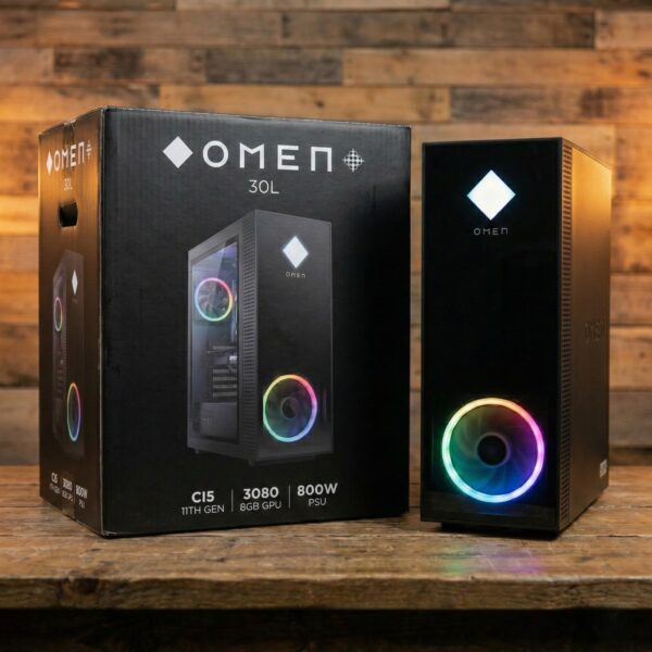 HP OMEN 30L GT13 GAMING DESKTOP | INTEL CORE I5 11TH GEN (3.5GHZ) | NVIDIA GEFORCE RTX 3080 8GB | 16GB DDR4 RAM | 512GB SSD + 1TB HDD | 800W PSU | RGB TEMPERED GLASS PC | Gaming Desktop | Intel Core i7 | 8GB RAM | 512GB | RTX 3080
