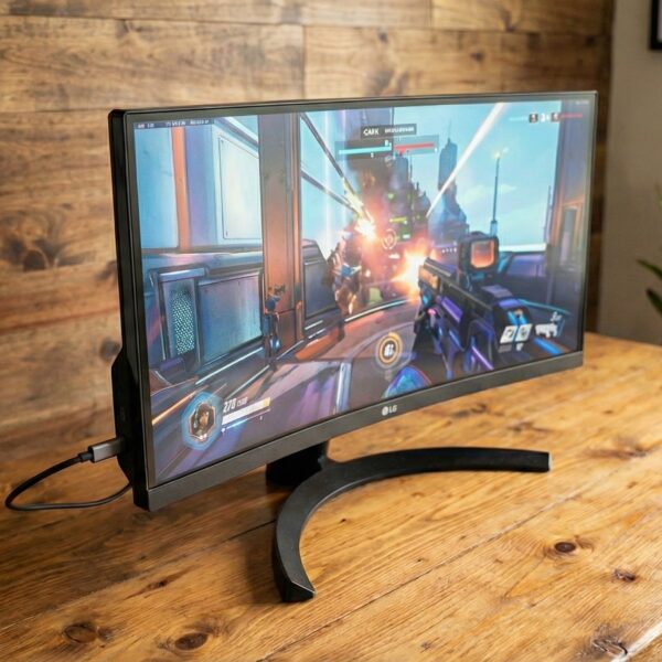 LG 27U421A-B 27-INCH CURVED FHD MONITOR | 100Hz REFRESH RATE | USB-C (TYPE-C) CONNECTIVITY | 1920x1080 RESOLUTION | DYNAMIC ACTION SYNC & BLACK STABILIZER | GAMING & OFFICE DISPLAY | Monitor | 27-inch Display | Full HD | LED