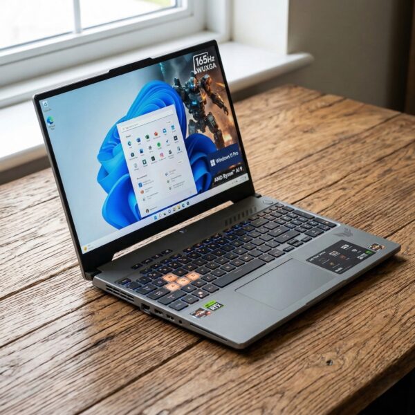 ASUS TUF GAMING A16 FA608UP AMD RYZEN AI 9 270 32GB DDR5 RAM 1TB PCIE 4.0 NVME SSD 16 INCH WUXGA IPS DISPLAY NVIDIA GEFORCE RTX 5070 8GB 2025 GAMING LAPTOP FOR AAA GAMING 3D RENDERING VIDEO EDITING AND STREAMING