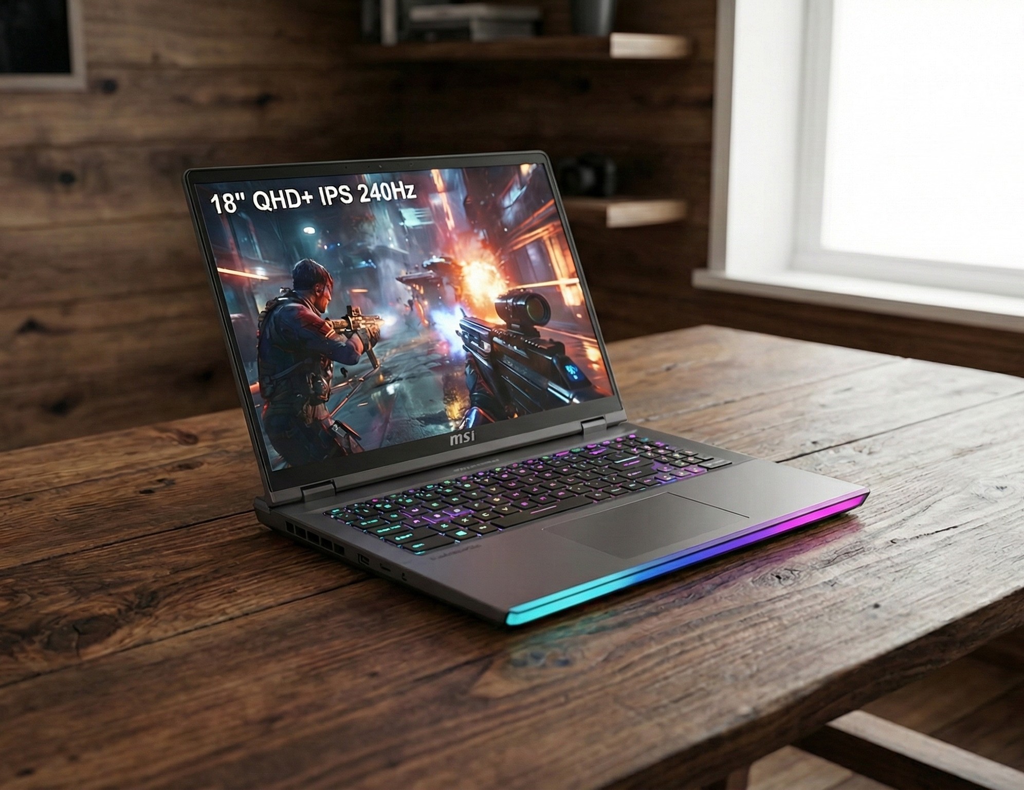 MSI RAIDER 18 HX AI INTEL CORE ULTRA 9 285HX 64GB DDR5 RAM 2TB NVME SSD 18 INCH QHD PLUS IPS LEVEL DISPLAY NVIDIA GEFORCE RTX 5090 24GB 2025 GAMING LAPTOP